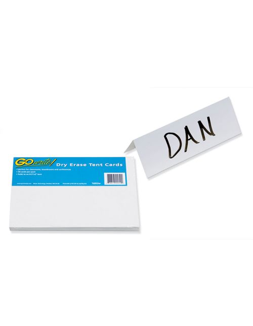 GoWrite!® Dry Erase Tent Cards