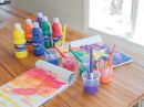 Creativity Street® No-Spill Paint Cups with Colored Lids