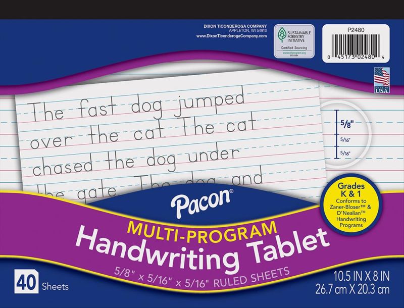 Pacon® Multi-Program Handwriting Tablet