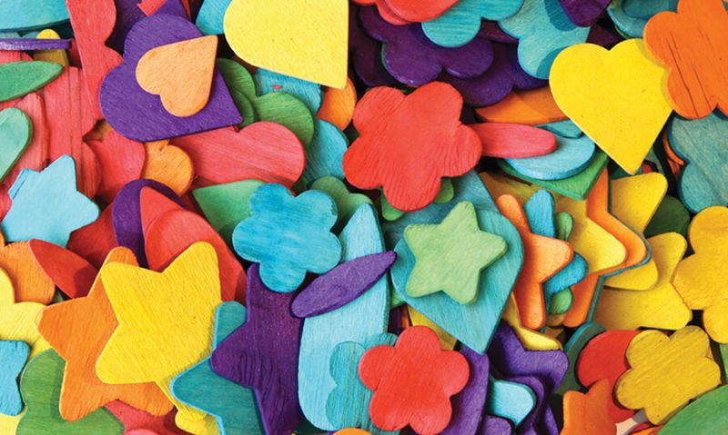 Creativity Street® Wood Party Shapes