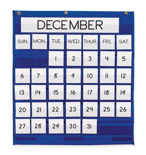 Pacon® Monthly Calendar Pocket Chart