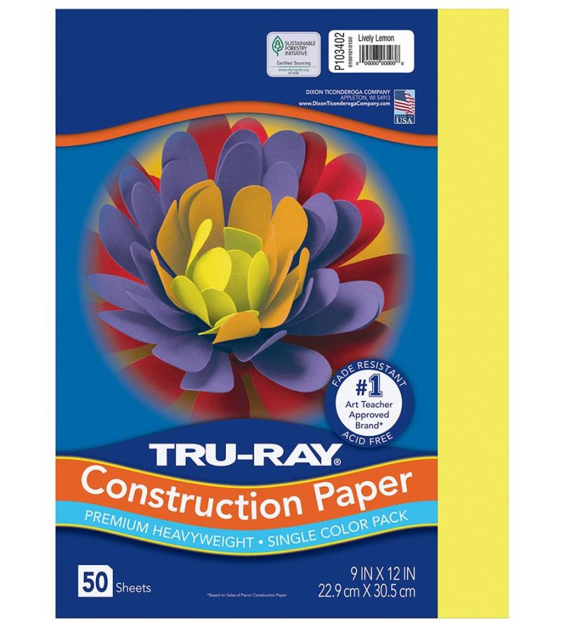 Tru-Ray® Sulphite Construction Paper