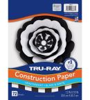 Tru-Ray® Construction Paper - Black & White Assortment