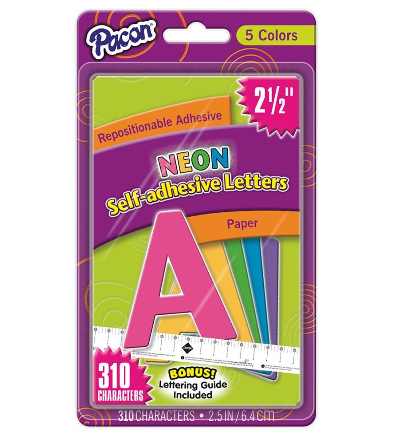 Pacon® Self-Adhesive Paper Letters