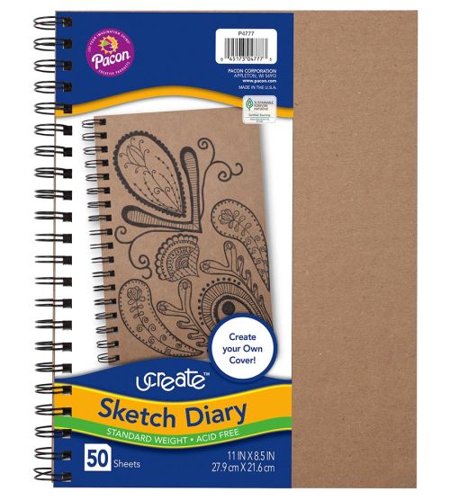 UCreate® Create Your Own Cover Sketch Diary