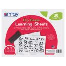 Array Dry Erase Learning Sheets