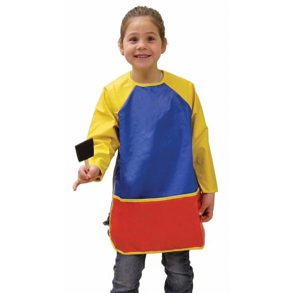 Creativity Street® Children's Long Sleeve Artist Smock, Ages 3 to 6 ...