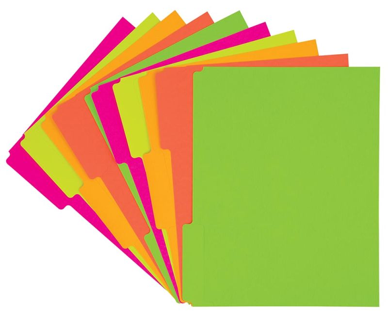 Pacon® Fluorescent File Folders