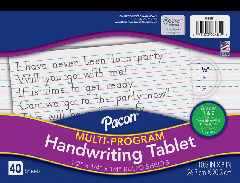 Pacon® Multi-Program Handwriting Tablet