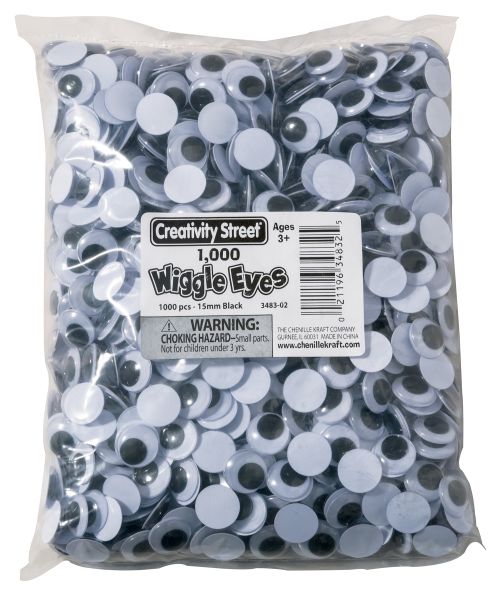 50pcs Wiggle Eyes Pack - CraftsVillage™ MarketHUB