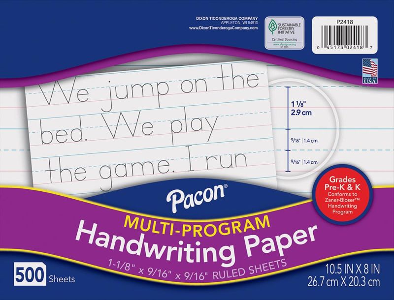 Pacon® Multi-Program Handwriting Paper