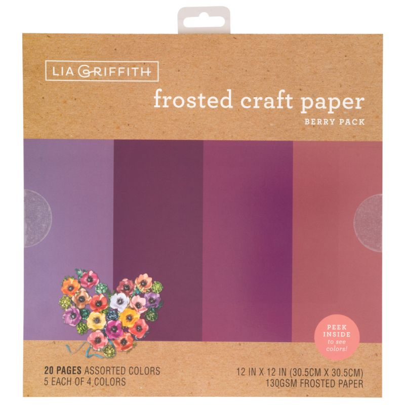 Lia Griffith™ Frosted Craft Paper