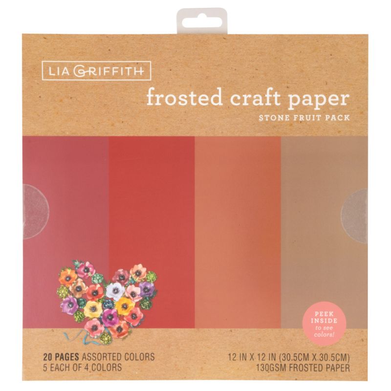 Lia Griffith™ Frosted Craft Paper