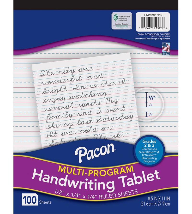 Pacon® Multi-Program Handwriting Tablet