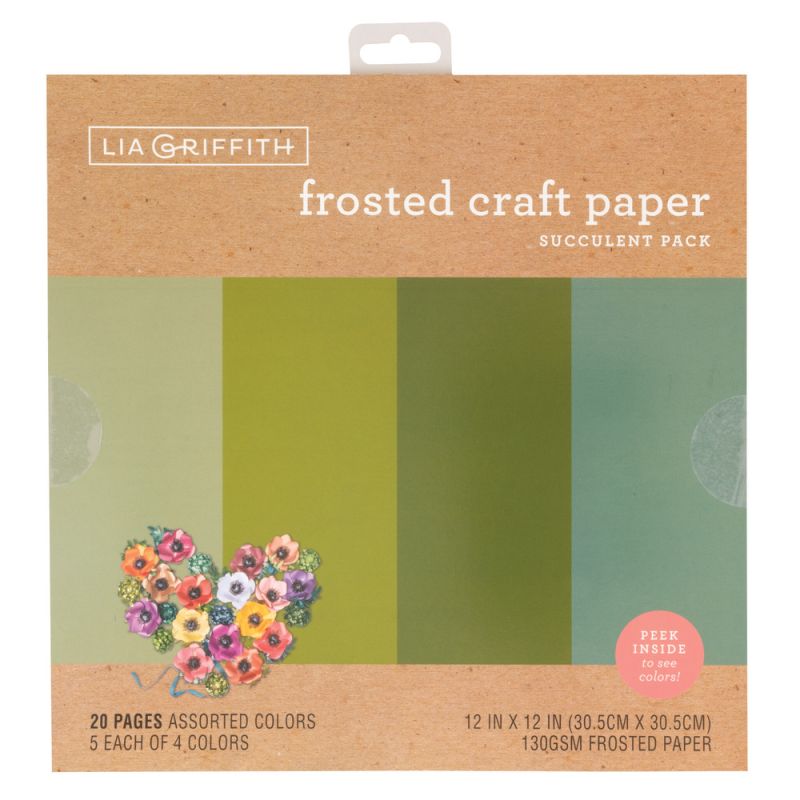 Lia Griffith™ Frosted Craft Paper