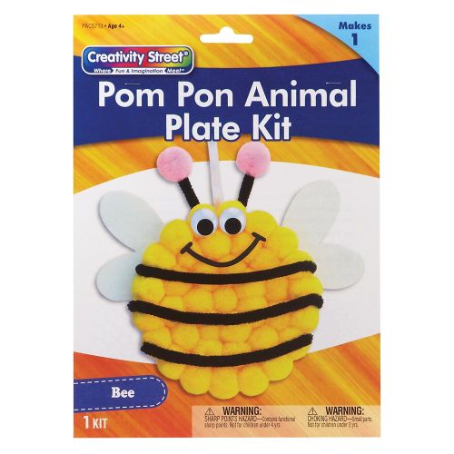 Creativity Street® Pom Pon Animal Plate Kit