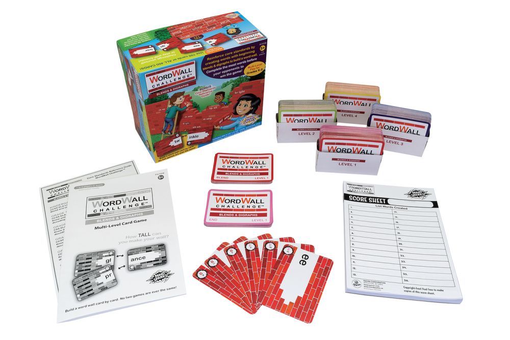 Prefixes & Suffixes Mind Sparks WordWall Challenge Card Game 300 Cards 3-1/2 x 2-1/2 