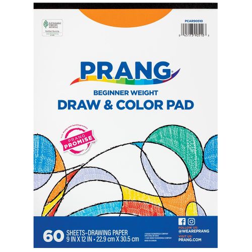 Prang® Draw & Color Paper Pad