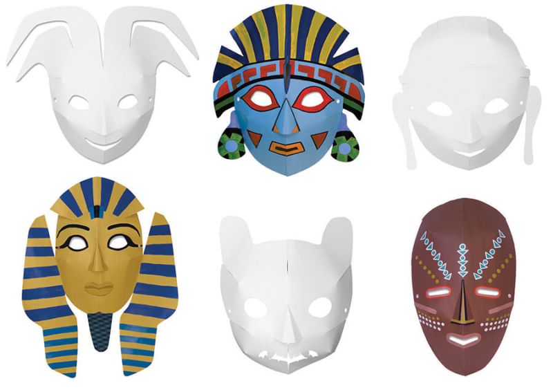 Creativity Street® Die Cut Paper Masks