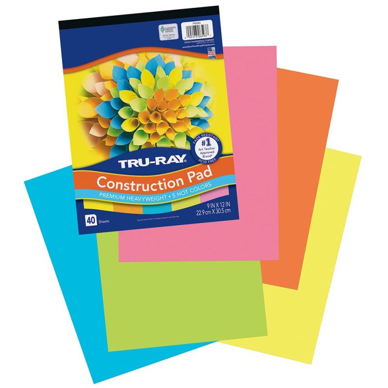 Tru-Ray® Sulphite Construction Paper Pad