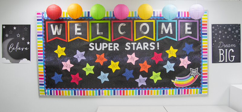 Welcome Chart Design For School