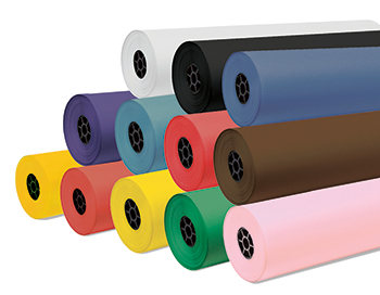 colored butcher paper rolls