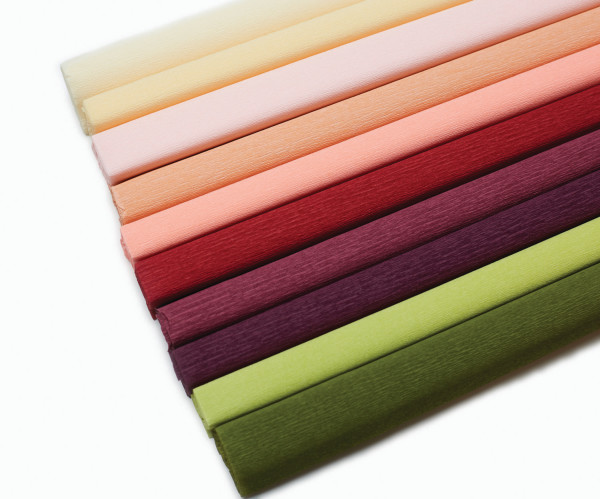Pack of 20 Sheets A4 Crepe Paper in 5 Colours - Blue, Purple, Red, Dark  Pink, & Green for Craft or Art Project Thicker Sheets of Crepe Paper