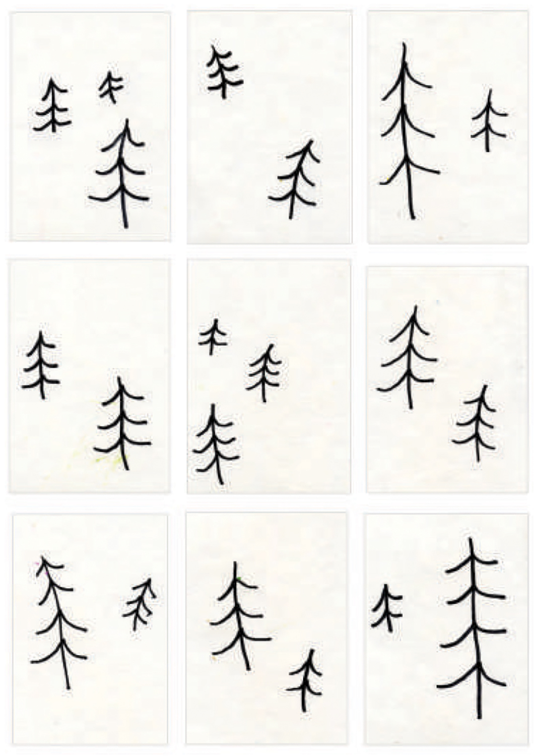 Winter Tree Art Trading Cards - Pacon Creative Products