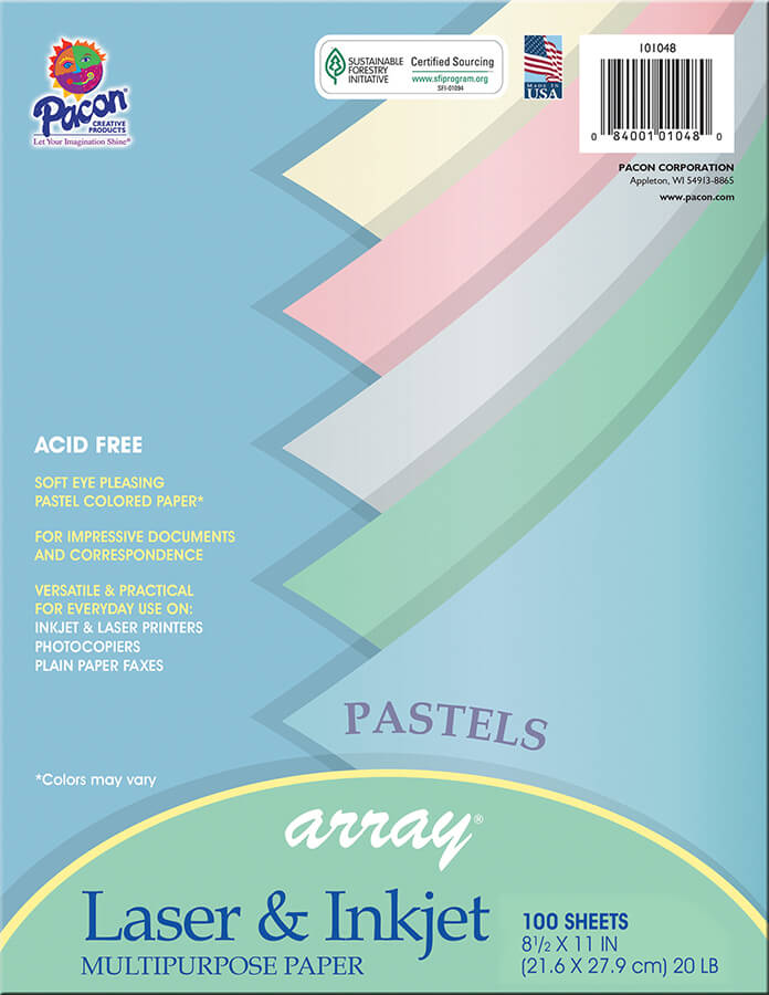 Canary Pastel Colored Paper – 8.5 x 11 (Letter Size) – Perfect for  Documents, Invitations, Posters, Flyers, Menus, Arts and Crafts, 20lb Bond  (75gsm) – Smooth Finish