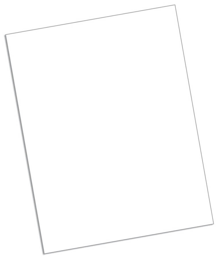 Pacon Array 65 lb. Cardstock Paper, 8.5 x 11, White, 40 Sheets/Pack  (PAC101281)