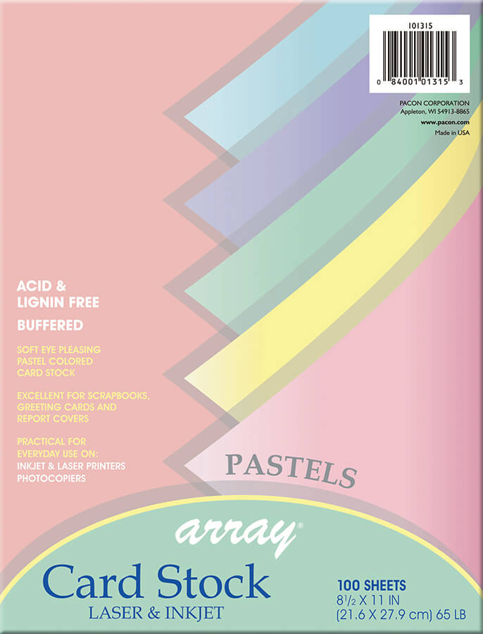 Pastel Papers pastel CARDSTOCK Paper Pastel Colored Paper With