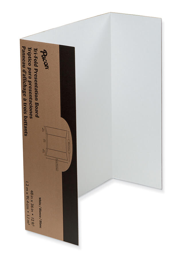 2 Pack 48 x 36 Case of 4 Assorted Pacon 37654 Spotlight Corrugated Presentation Display Boards 