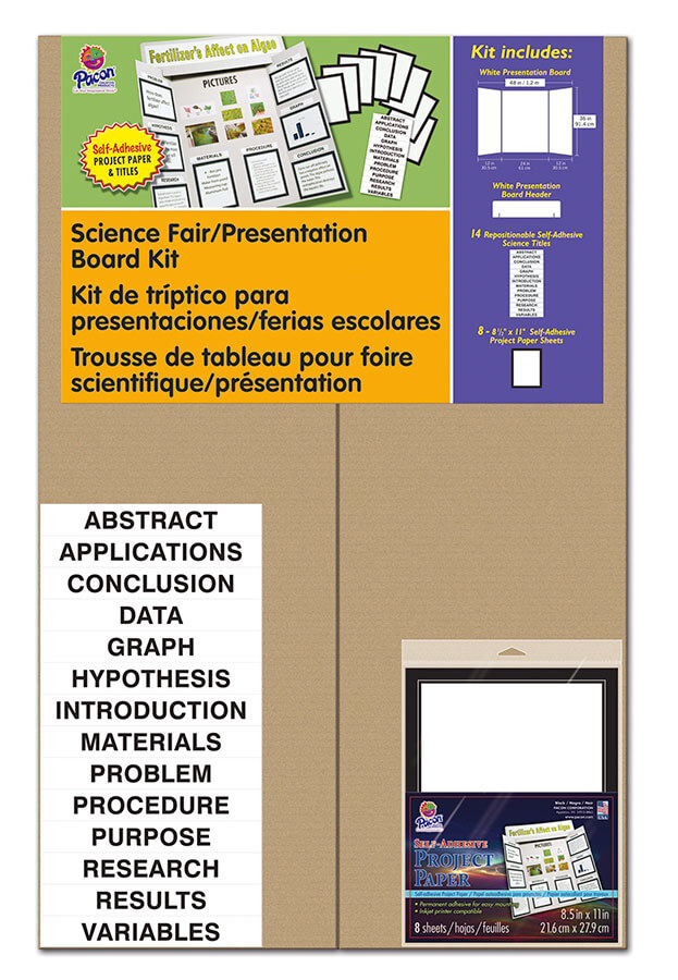 pacon presentation board kit