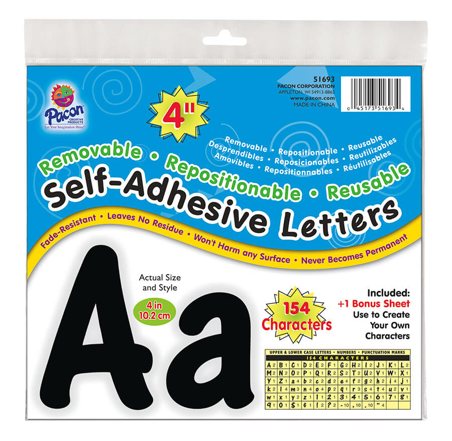 Self-adhesive Letters - Pacon Creative Products