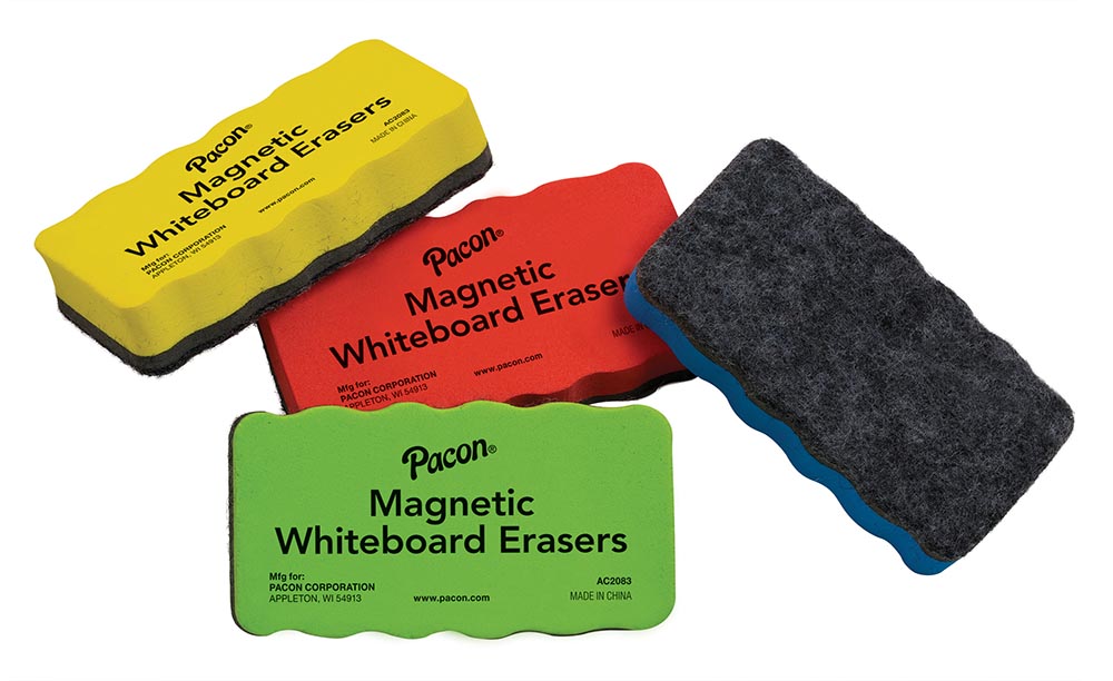 Magnetic Dry Eraser Dry Erasers for White Board GRANNUS Magnetic Whiteboard Eraser Pack of 4 Dry Erase Eraser Dry Erase Board Erasers 
