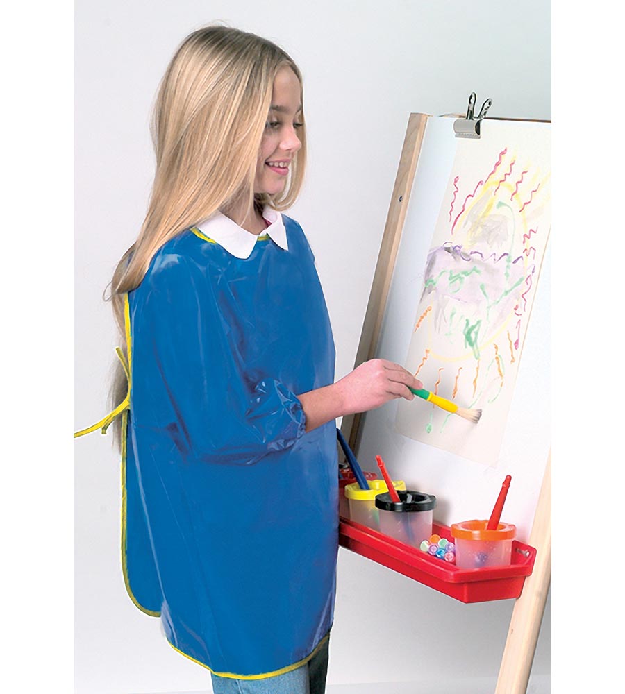 Long Sleeve Plastic Art Smock, Ages 3+ - Pacon Creative Products
