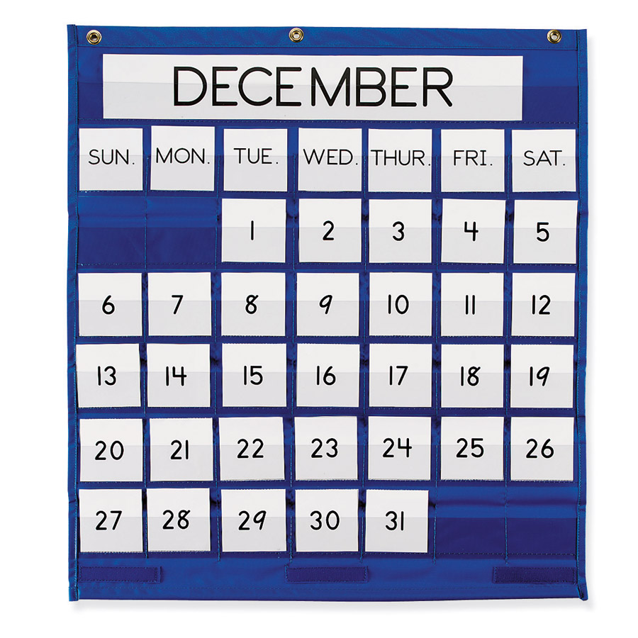 Pacon® Monthly Calendar Pocket Chart Pacon Creative Products