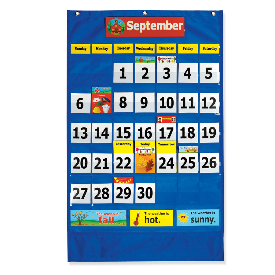 Pacon® Calendar & Weather Pocket Chart Pacon Creative Products