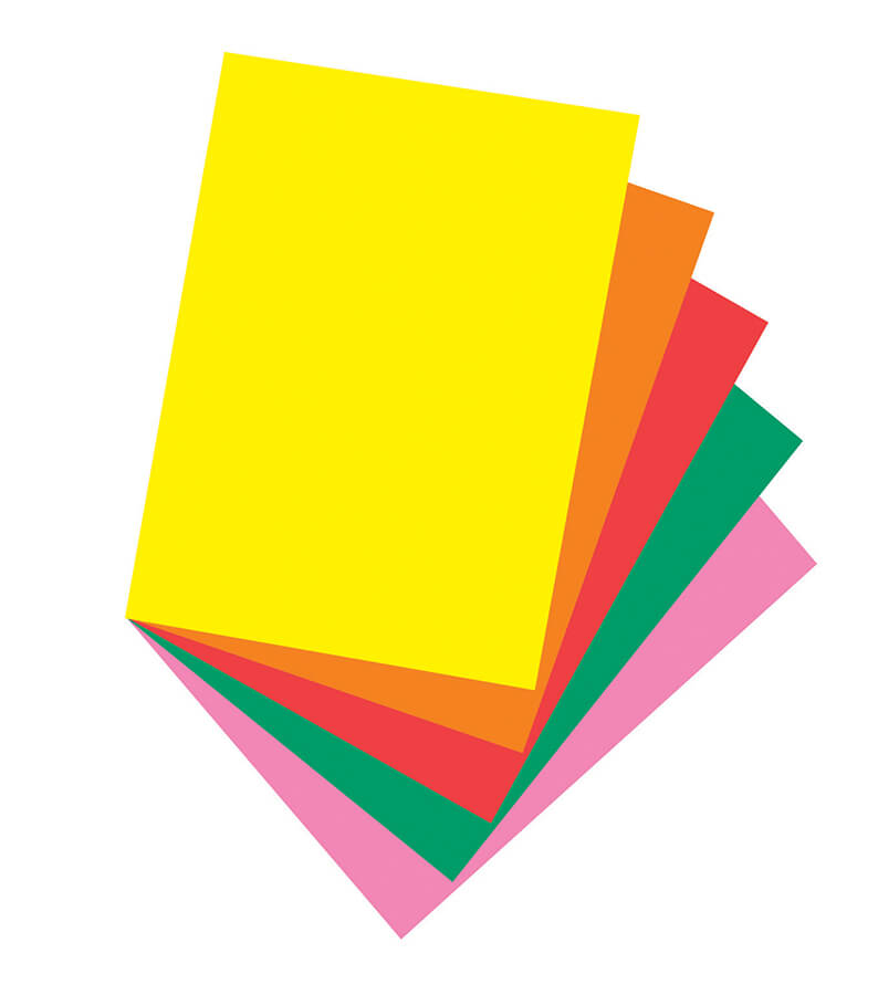 Pacon Kaleidoscope Hyper Yellow Multipurpose Colored Paper, 8.5