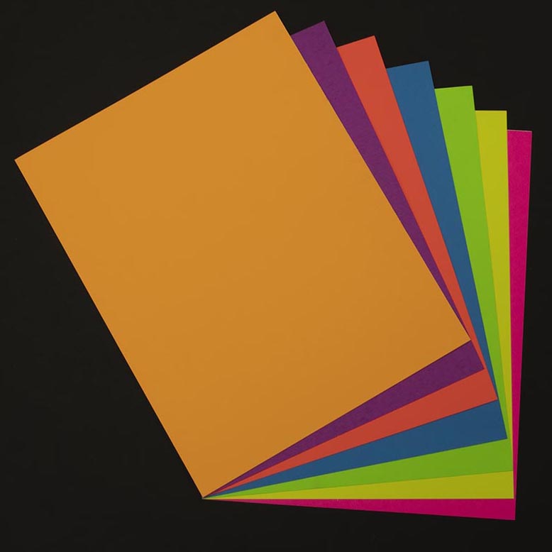 UCreate Neon Poster Board 11 inch x 14 inch Assorted Colors 5 Sheets per Pack 12 Packs (pacmmk04506-12)