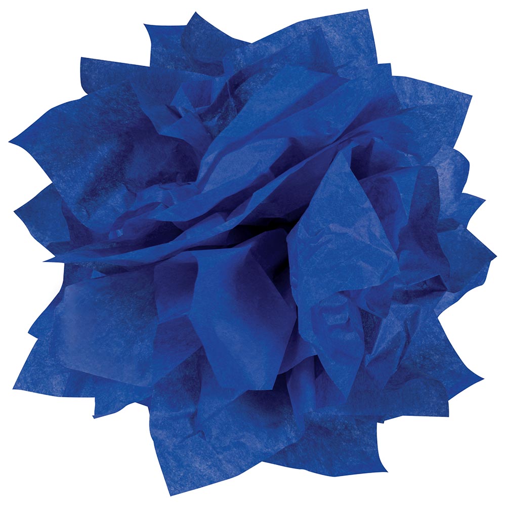 blue tissue paper