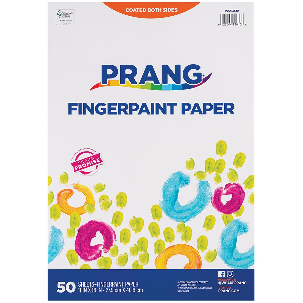 EconoCrafts: Finger Paint Paper - 11 X 16