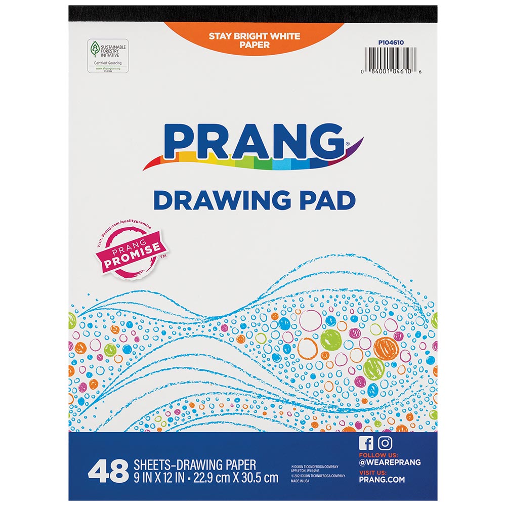 Art Pad Bundle 9x 12 White 4 Pack Sketch Drawing Paint Marker