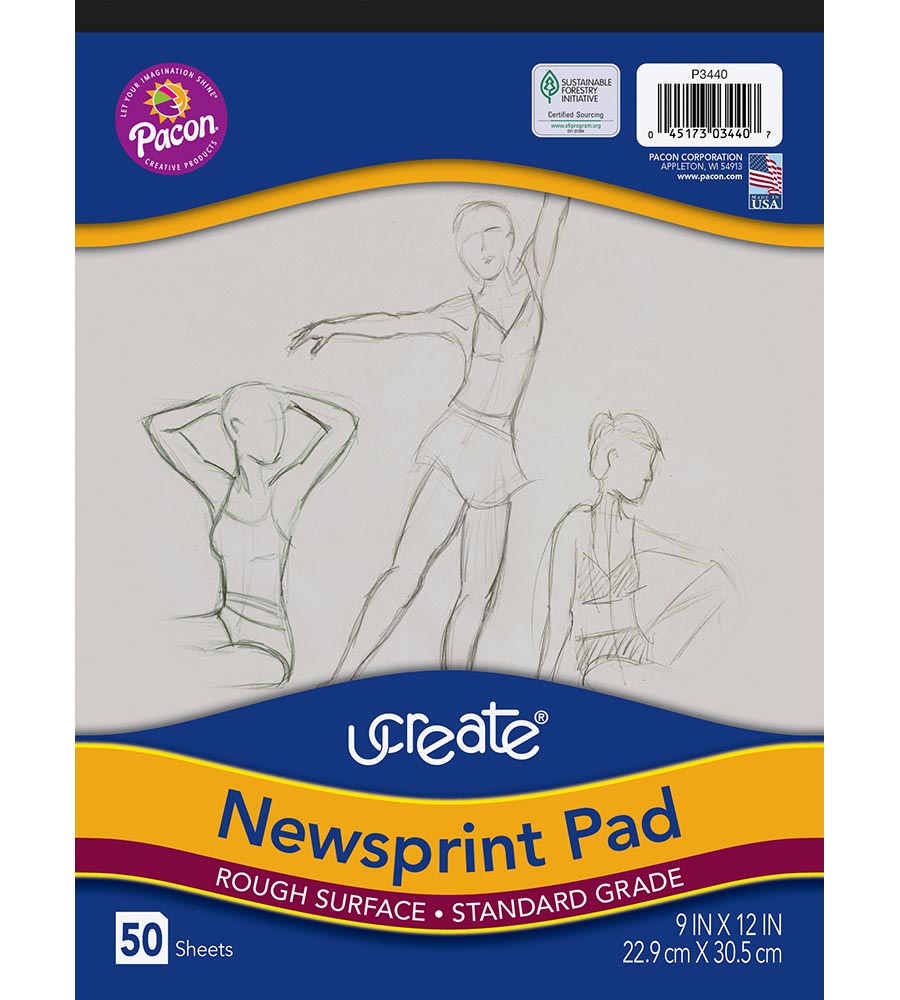 Newsprint Drawing Paper Pads – Art Shack