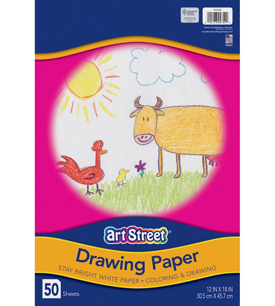 Draw & Color Paper Pad - Pacon Creative Products