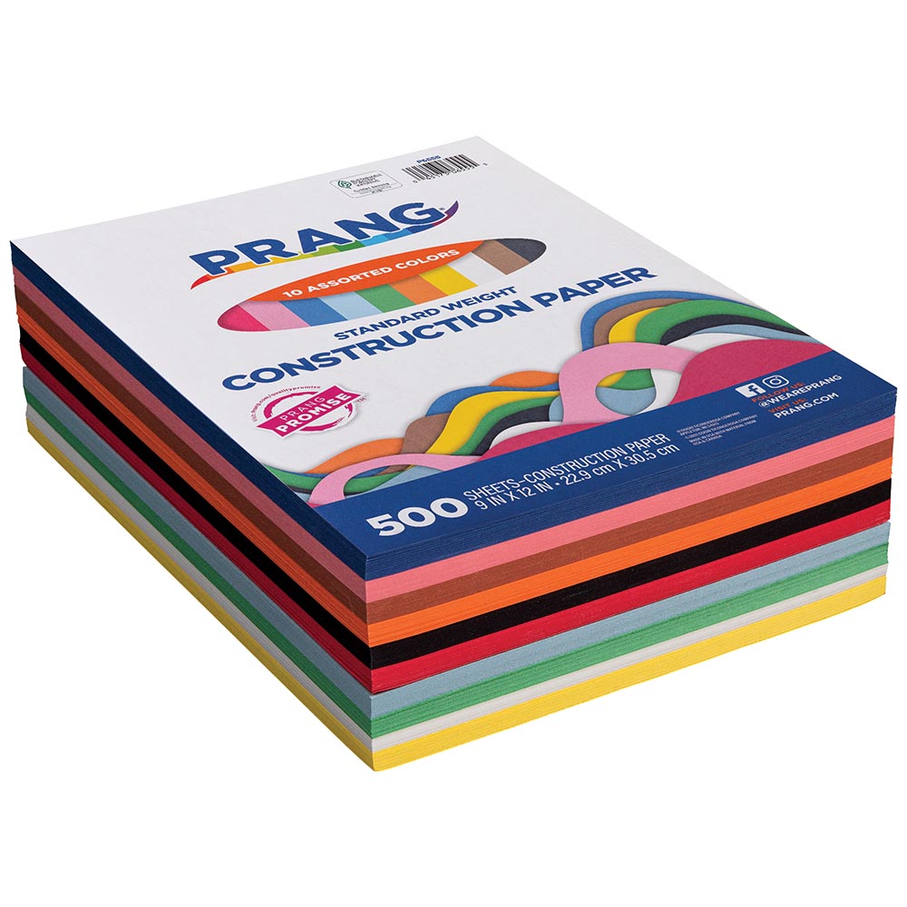 7.25x7.25 |11 sheets | Bright Assorted colors | Artist Paper