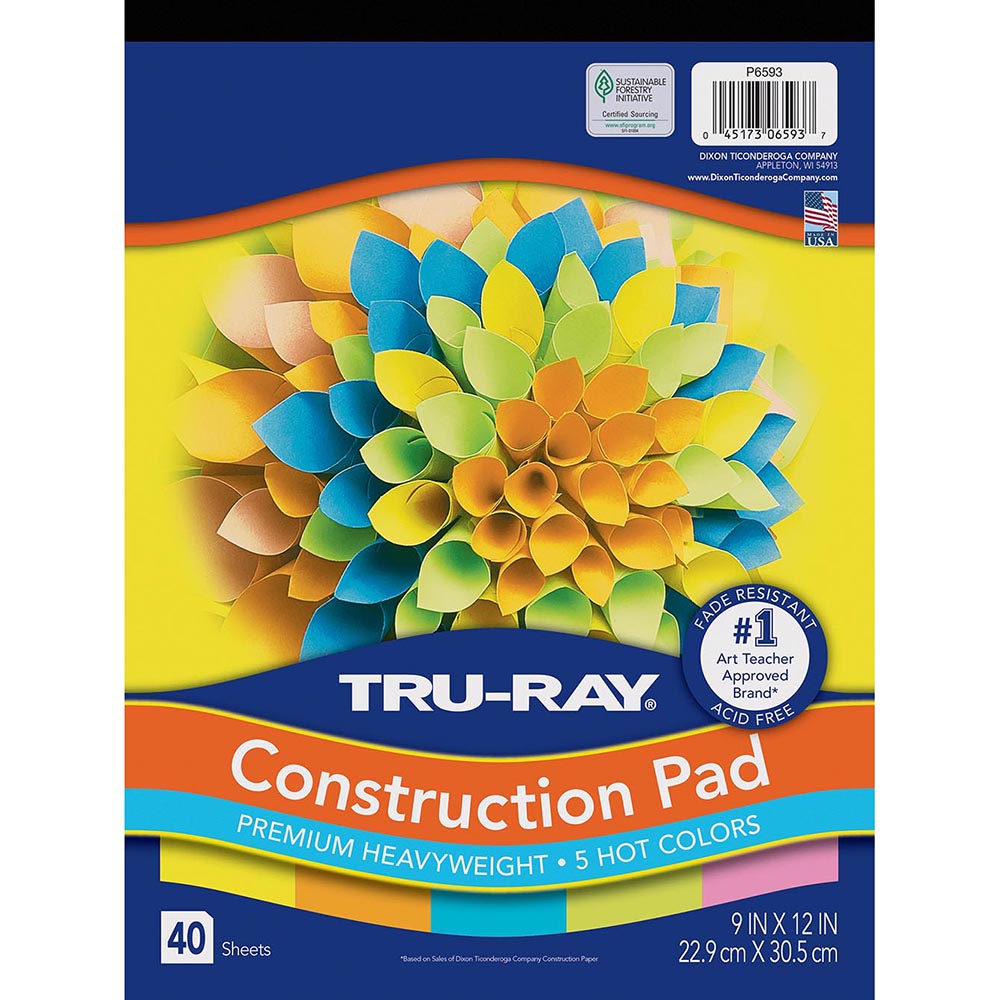 Construction Paper Pad - Pacon Creative Products