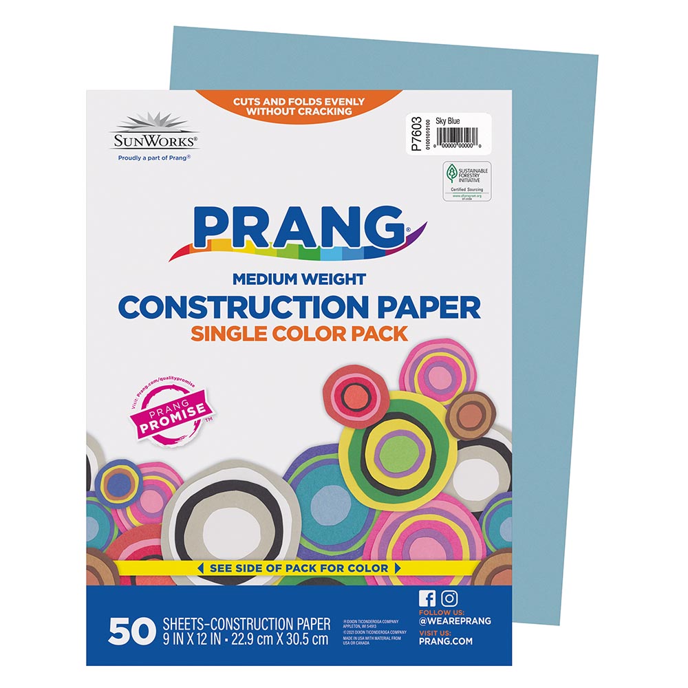  Prang (Formerly SunWorks) Construction Paper, Sky