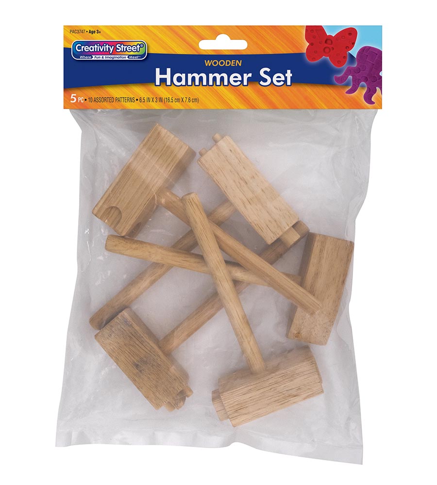 wooden hammer set toy