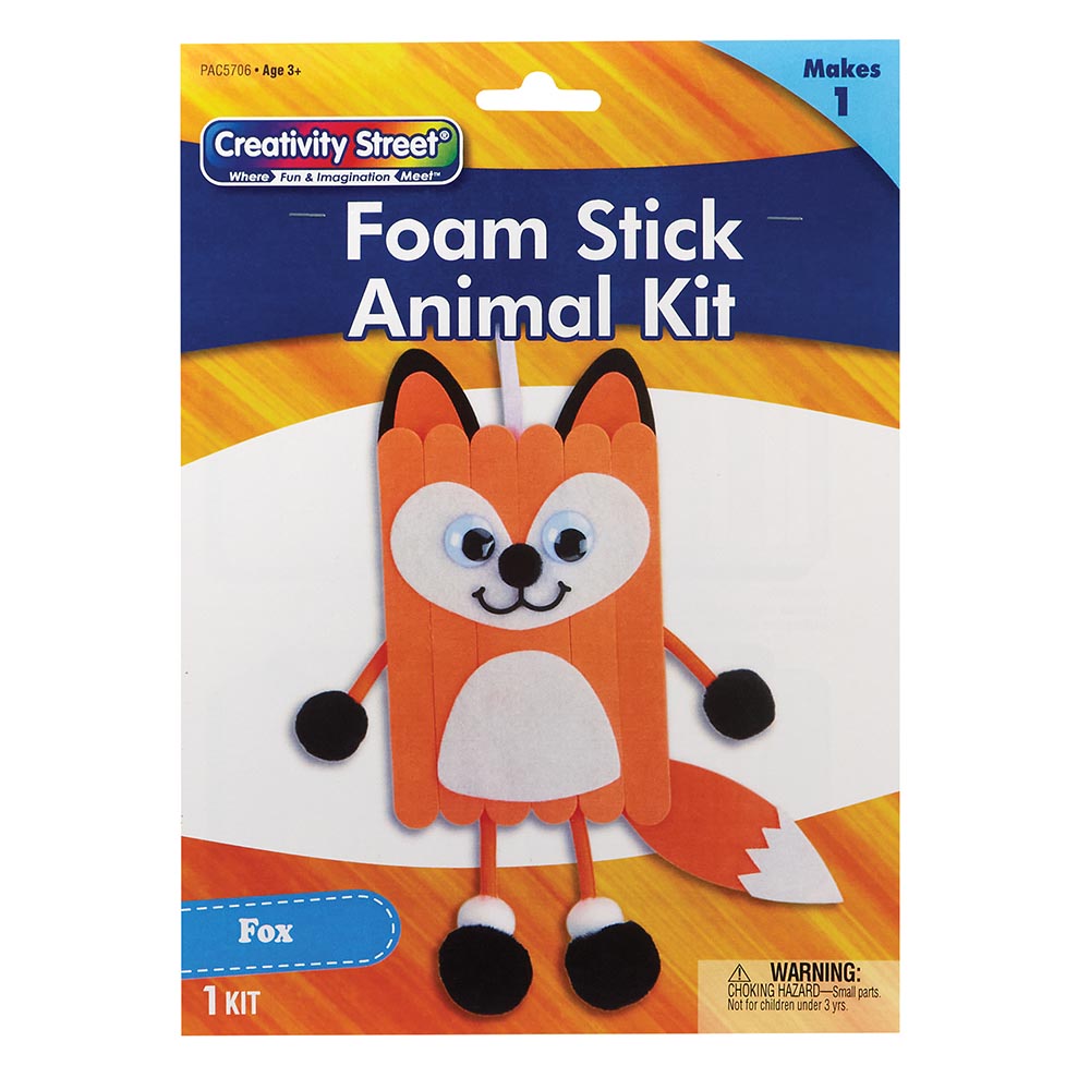 Fox Foam Stick Animal Kit - Pacon Creative Products